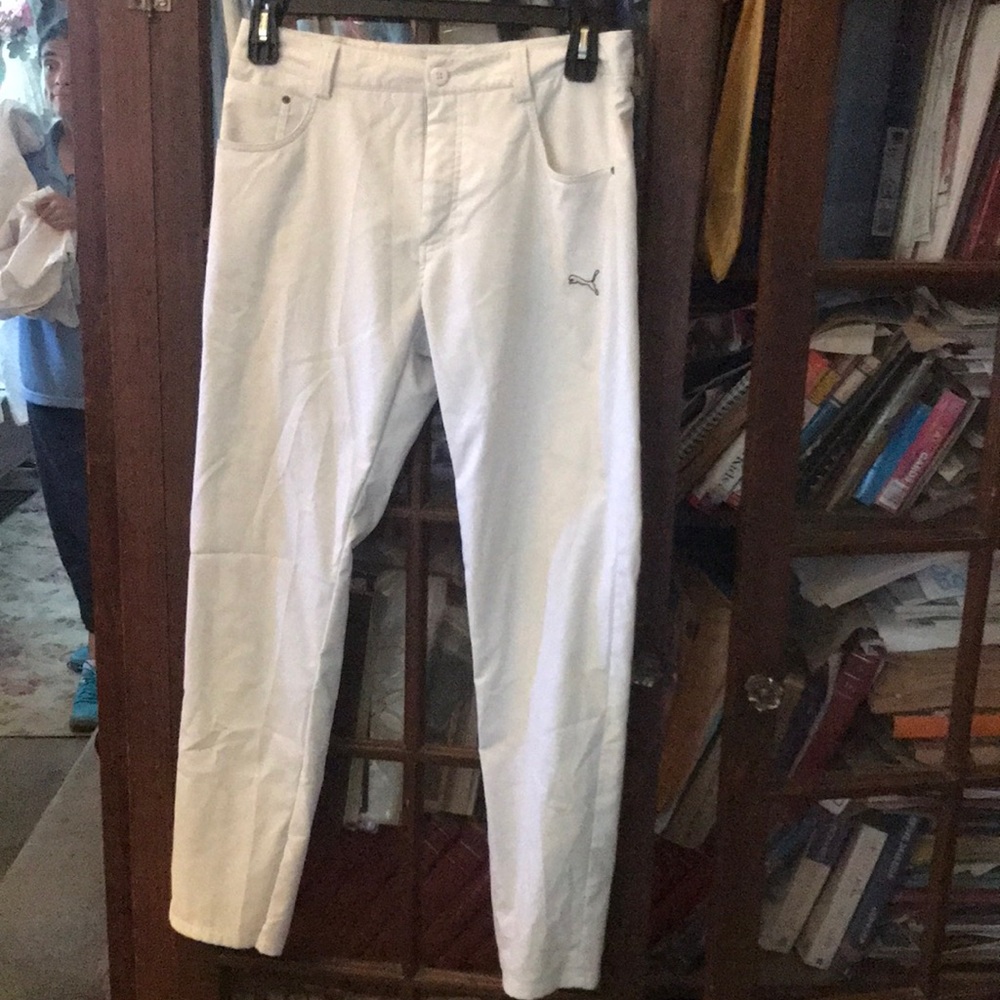 Asis mens white Puma pants
